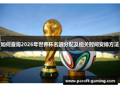 如何查询2026年世界杯名额分配及相关时间安排方法 如何查询2026年世界杯名额分配及相关时间安排方法