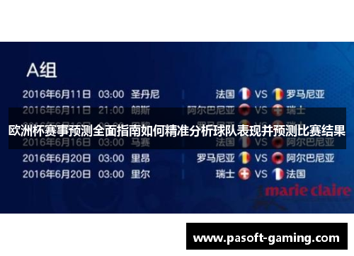 欧洲杯赛事预测全面指南如何精准分析球队表现并预测比赛结果