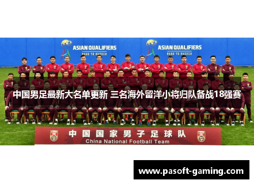 中国男足最新大名单更新 三名海外留洋小将归队备战18强赛